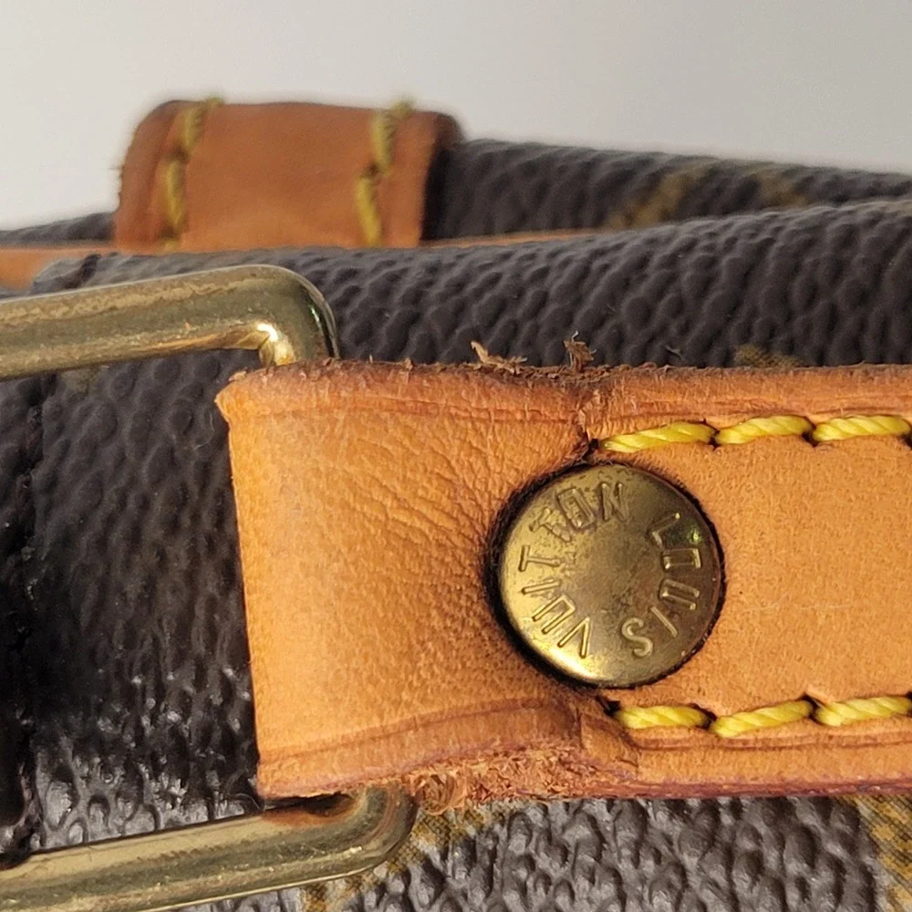 Louis Vuitton Danub Shoulder Bag Women Brown Monogram M45266 Crossbody
